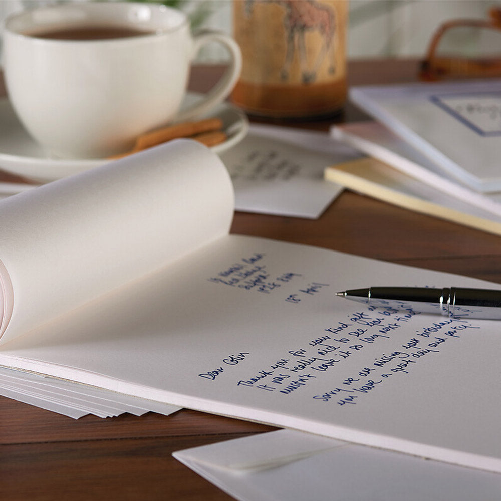 Premium Basildon Bond Writing Paper - 40 Sheets, 90gsm, Elegant Blue - Perfect for Letters, Invitations & Formal Correspondence