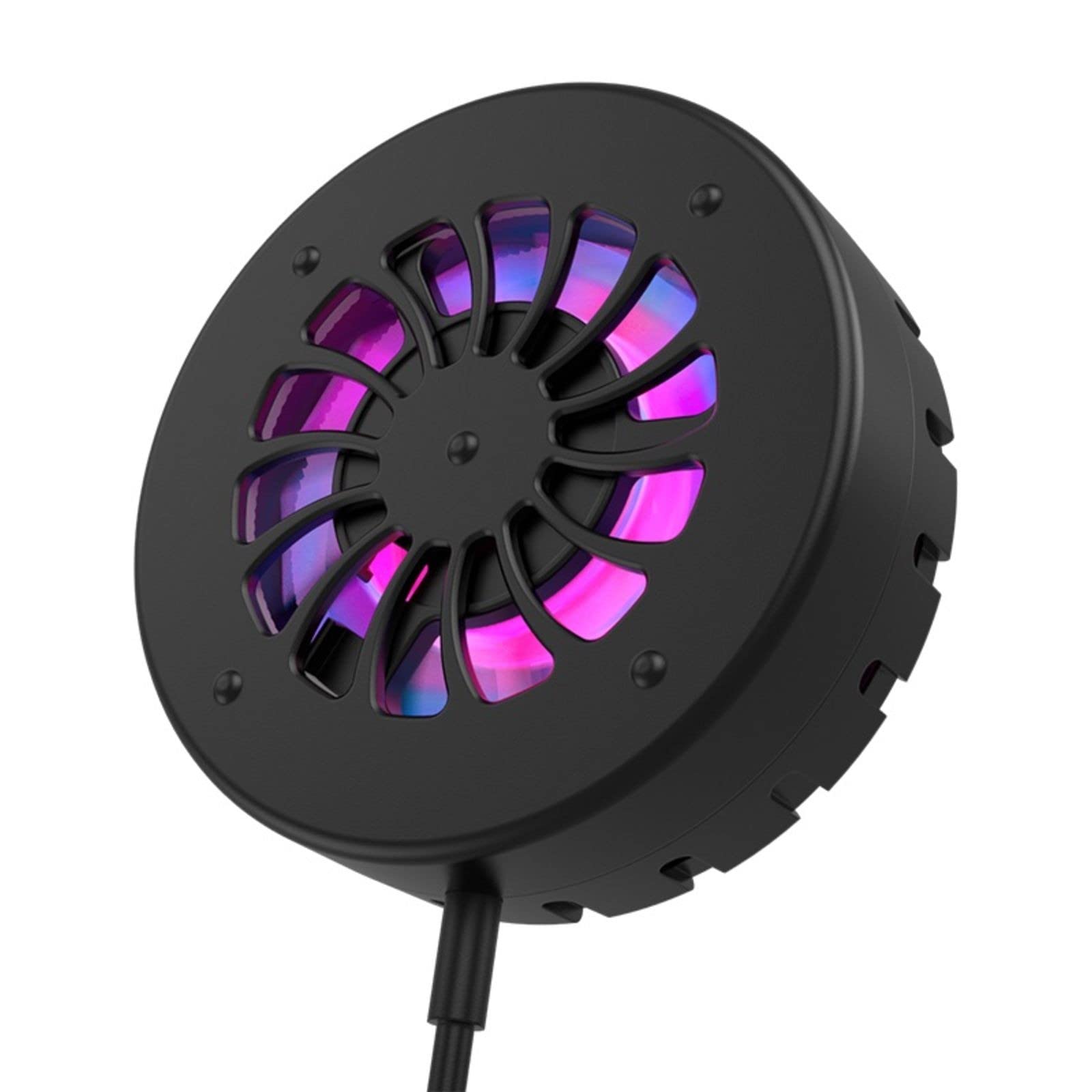 Magnetic Cooler Radiator for iPhone 15W Fast Wireless Charging - Black Universal Size | Perfect for Gaming, Streaming & Heavy Phone Use to Prevent Overheating
