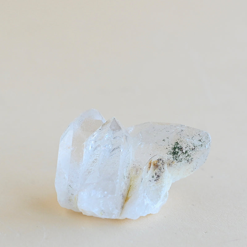 Mini Brazilian Quartz Cluster Trio Set - 3 Piece Natural Crystal Collection for Home Decor, Meditation & Healing | Perfect for Office Desk, Living Room & Gift Giving