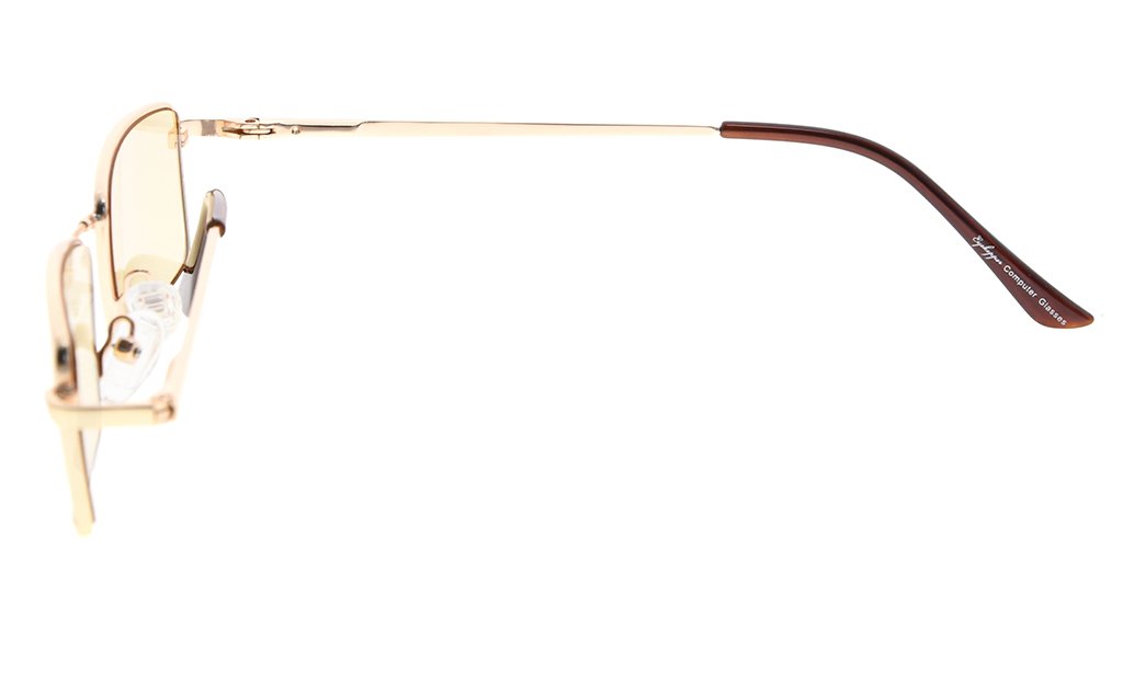 Blue Light Blocking Reading Glasses - Anti Eye Strain Computer Glasses for Women & Men with Bendable Bridge | Perfect for Office Work, Gaming & Screen Time