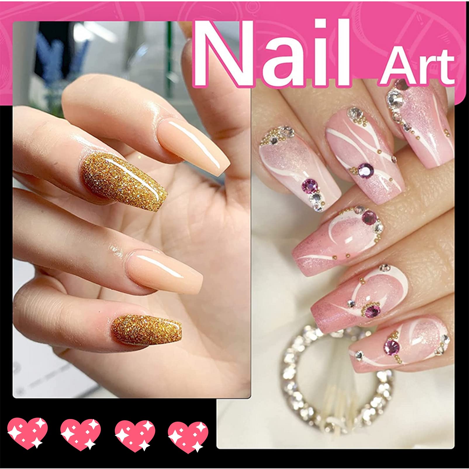 500Pcs Medium Clear Coffin Press on Nails - Full Cover Acrylic Nail Tips for Dip Powder, Poly Gel Extension & DIY Nail Art | Perfect for Salon, Home Manicure & Special Occasions