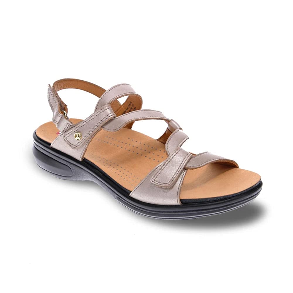 Revere Women's Miami Leather Sandals - Comfortable & Stylish Flip Flops for Beach, Pool, and Summer Outfits