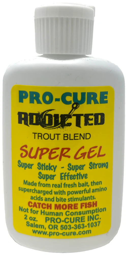 Addicted Trout Blend Super Gel - Premium Fish Attractant for Trout Fishing | Ideal for Freshwater & Fly Fishing