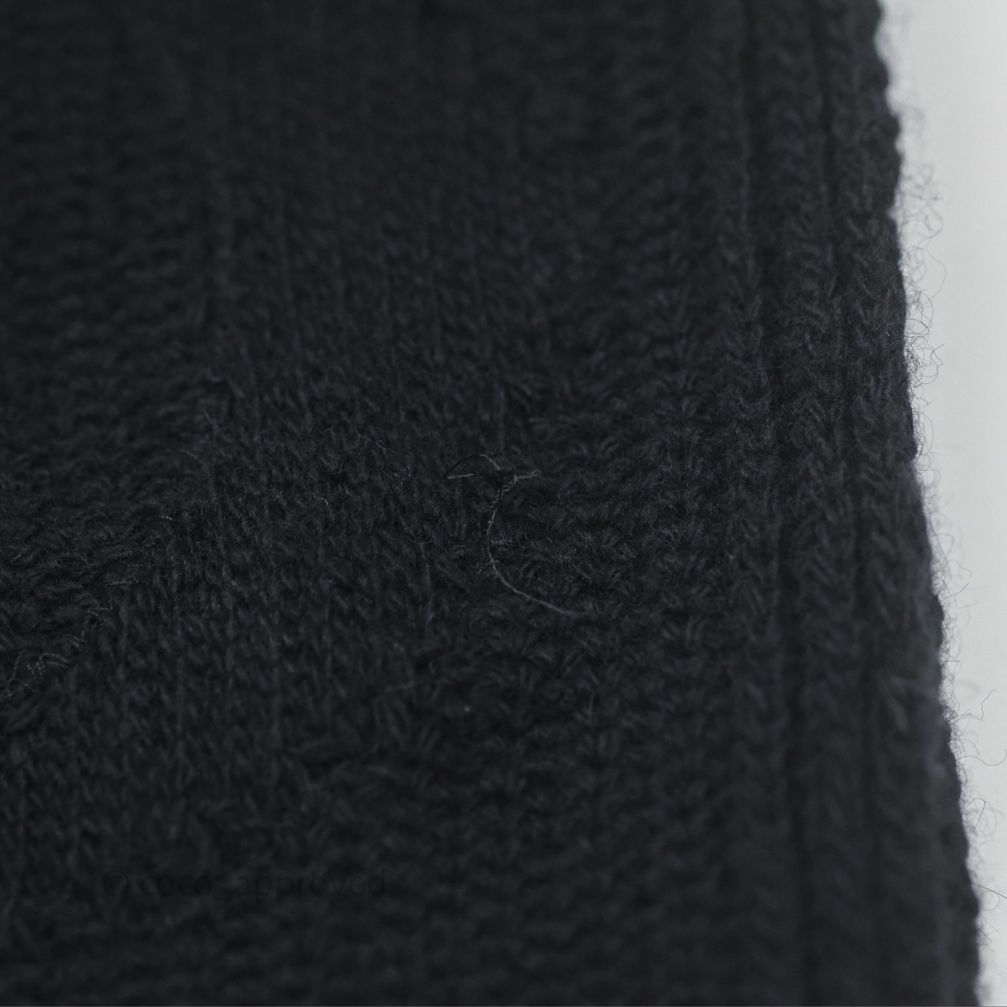 Chanel Chain Logo Scarf - Luxury Wool Cashmere Wrap for Women - Black Winter Fashion Accessory for Office, Party & Evening Out