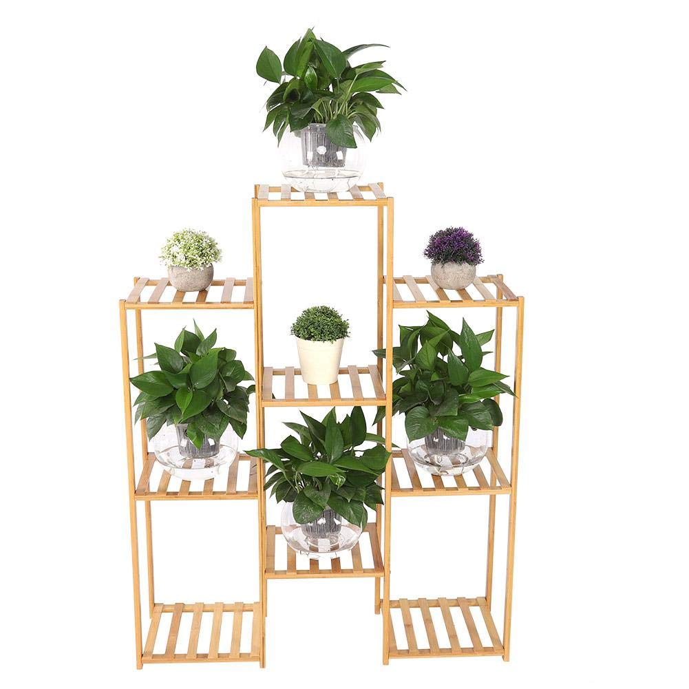 Romantic Valentine's Day Plant Rack - 3 Tier Multi-Layer Flower Stand Holder for Potted Plants, Indoor Plant Shelf Organizer for Home Decor (9 Layer Total) - Perfect for Living Room, Bedroom, Balcony & Garden Display