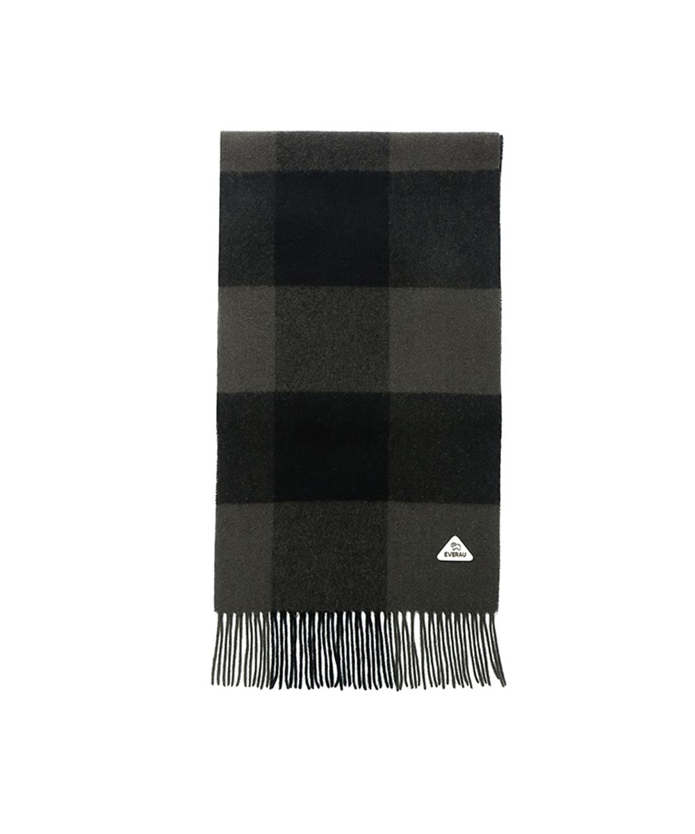 Wool Tartan Scarf - Warm Plaid Blanket Wrap for Women & Men - Soft Winter Fashion Accessory for Outdoor Activities, Travel & Cold Weather