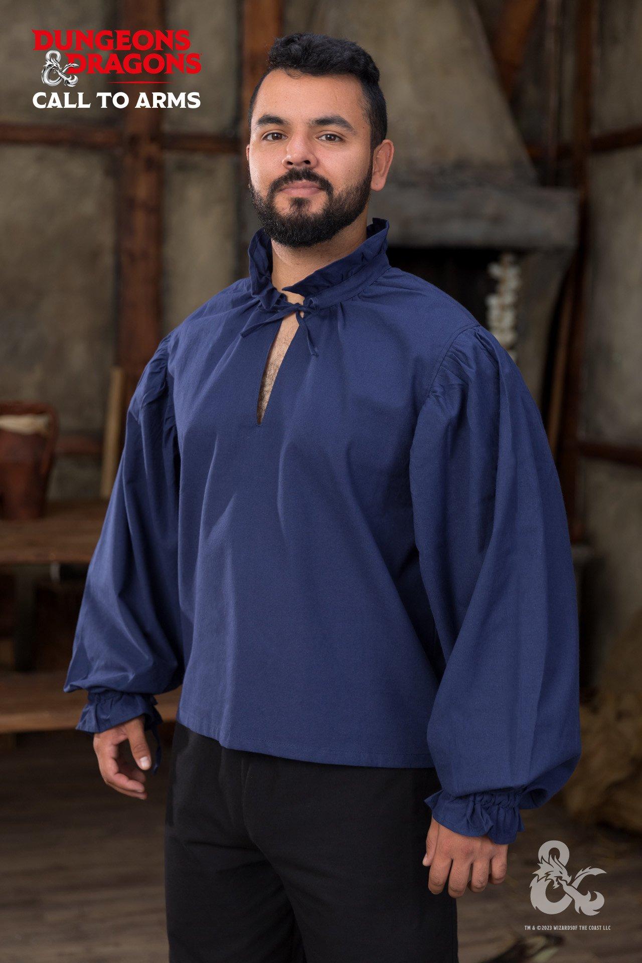 Dungeons & Dragons Bard T-Shirt - Blue Fantasy Roleplaying Game Apparel for D&D Fans & Tabletop RPG Players | Perfect for Cosplay, Game Nights & Conventions
