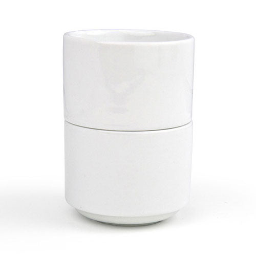 FOH Monaco 6 oz White Porcelain Ramekin - Perfect for Baking, Serving Side Dishes, Desserts & Appetizers - Oven & Microwave Safe Small Bowl