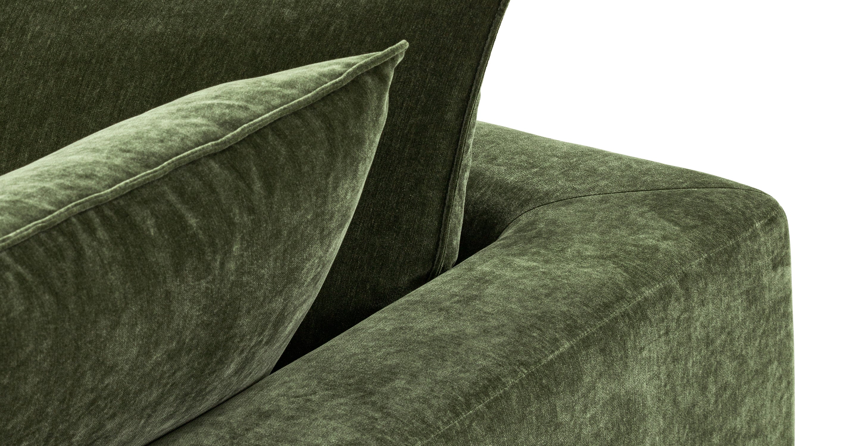 Milo Right Facing Sleeper Sectional Sofa with Chaise - Modern L-Shaped Couch for Small Spaces - Perfect for Living Room, Apartment, and Home Theater Comfort