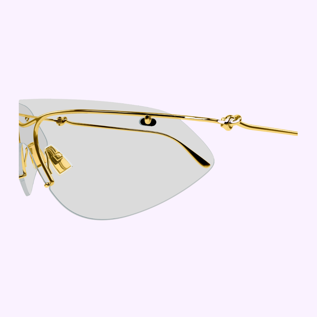 Bottega Veneta BV1272S 001 99 Unisex Metal Sunglasses - UV Protection Luxury Fashion Shades for Men & Women | Perfect for Beach, Driving & Outdoor Activities