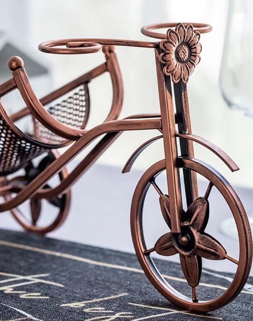 Premium Single Bike Rack with Wine Bottle Holder - Secure Wine Transport for Picnics, Cycling & Outdoor Adventures