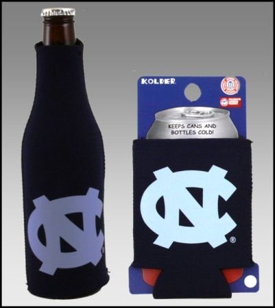 College Team Color Logo Insulated Can & Bottle Holder - 2-Pack Beverage Cooler Set for Tailgating, Picnics, and Outdoor Parties
