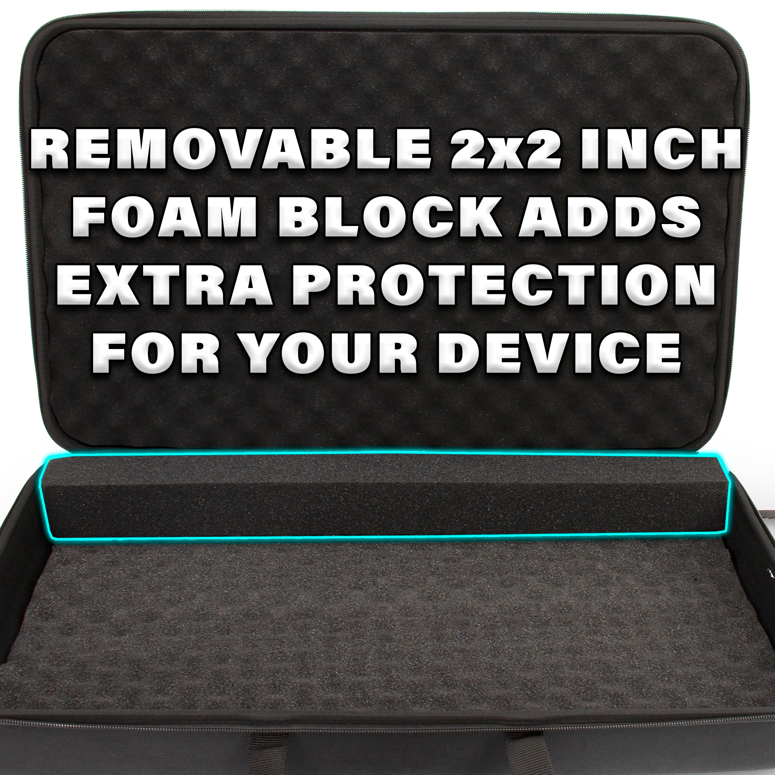 CASEMATIX Protective Case for Wacom Cintiq Pro 22 & Huion Kamvas 20 - 22 Inch Drawing Tablet Sleeve with Adjustable Strap (Black) | Perfect for Artists, Designers & Digital Creators On-The-Go