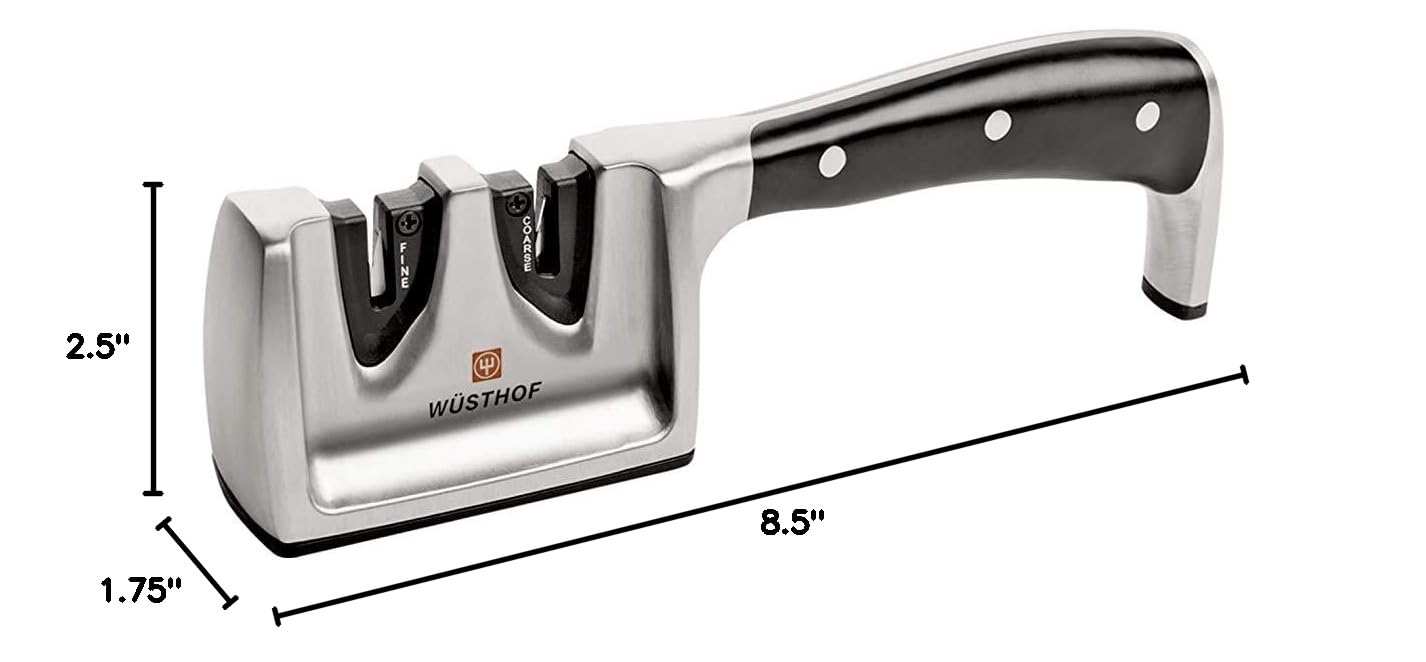 Wusthof WÜSTHOF Professional Knife Sharpener - Diamond Coated for Precision Sharpening - Perfect for Kitchen, Camping & Outdoor Cooking
