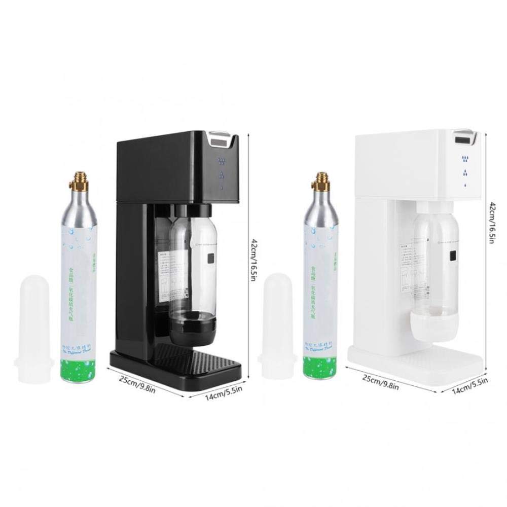 Commercial Soda Maker Machine for DIY Carbonated Drinks - Homemade Sparkling Water, Cola & Bubble Drink Maker (White) - Perfect for Home Bars, Parties & Restaurants