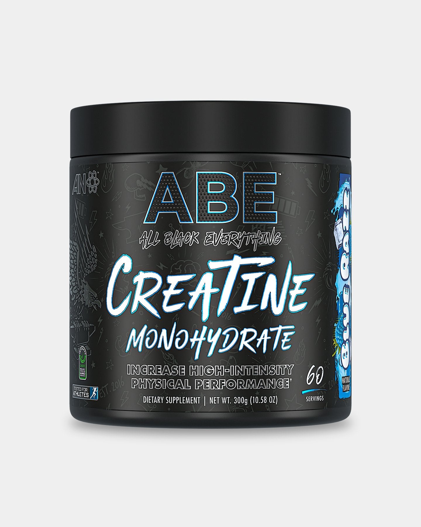 ABE Creatine Monohydrate Powder - Pure & Premium Muscle Building Supplement for Athletes & Bodybuilders - Supports Strength, Endurance & Recovery - Ideal for Pre & Post Workout