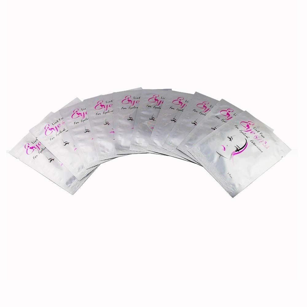 10 Pairs Professional Eyelash Extension Pads - Hypoallergenic Under Eye Gel Patches with Smooth Front & Collagen Back - Lint-Free Salon Pads for Lash Artists & DIY Home Use - Perfect for Lash Extensions, Lash Lifts & Tinting
