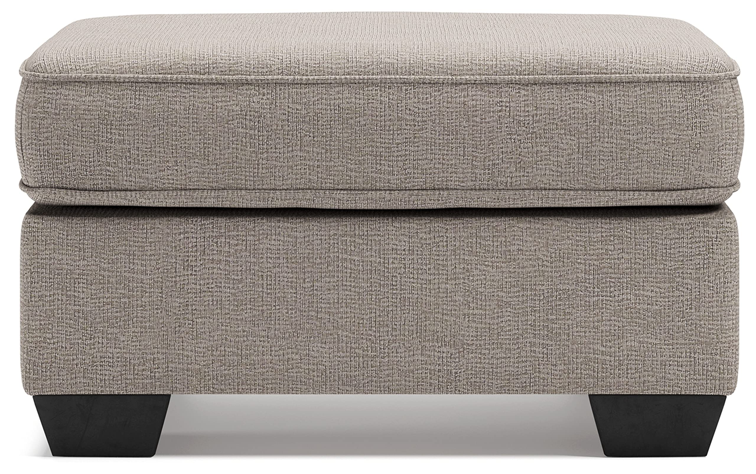 Signature Design by Ashley Greaves Modern Accent Ottoman - Gray Storage Bench for Living Room, Bedroom & Entryway | Stylish Footrest & Extra Seating
