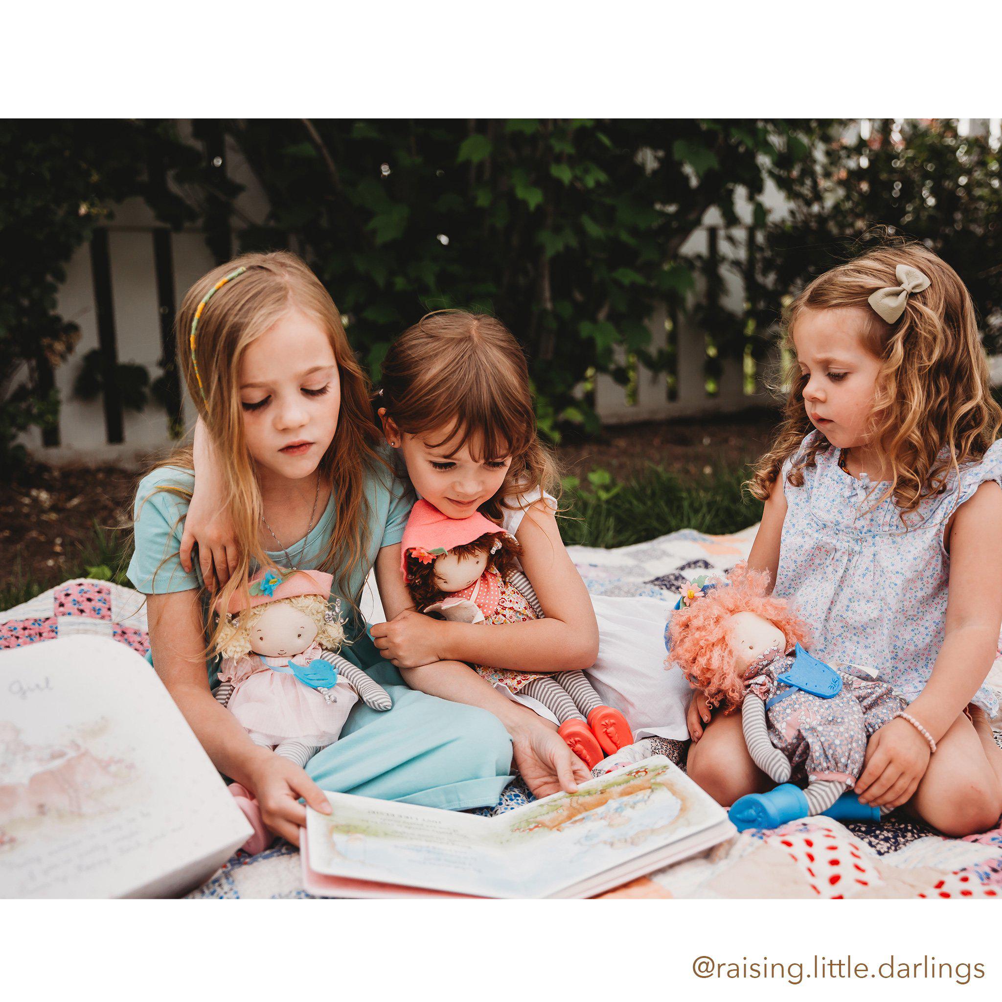 Pretty Girl Book with Blonde Hair - Perfect for Kids' Bedtime Stories, Reading Practice & Gift Ideas