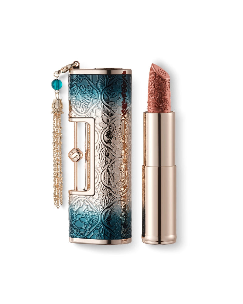 Blooming Rouge Love Lock Engraved Lipstick - Long Lasting Matte Finish, Vegan & Cruelty Free - Perfect for Valentine's Day Gifts, Date Nights & Special Occasions