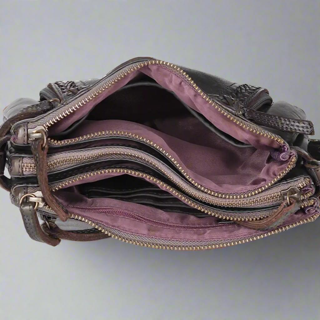MET Crossbody Braided Bag for Women - Stylish Leather Shoulder Purse with Adjustable Strap, Perfect for Travel, Shopping & Everyday Use