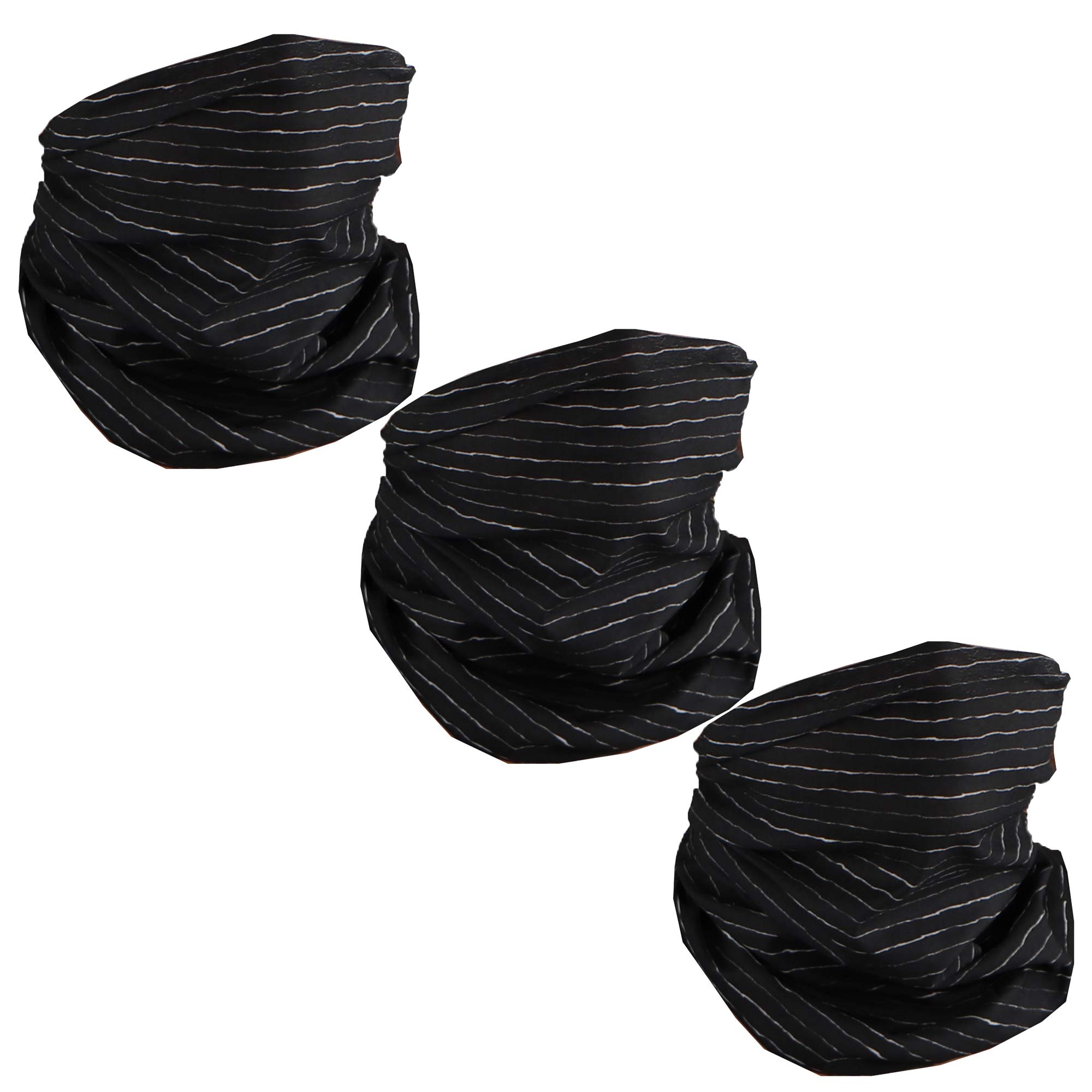 Set of 3 Neck Gaiter Seamless Face Mask Tube - Breathable for Outdoor Sports, Cycling, Running & Hiking