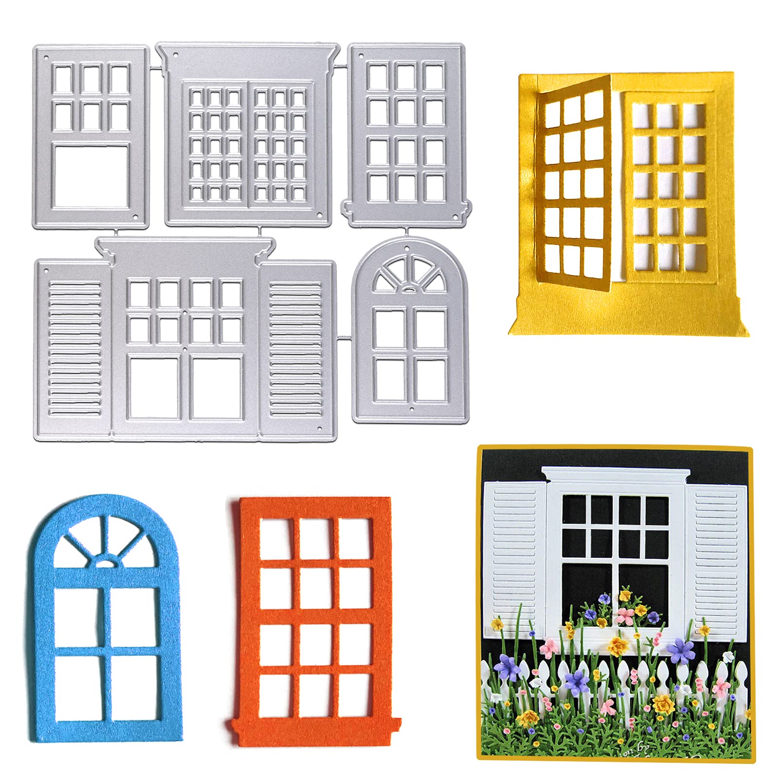 Metal Scrapbooking Die Cuts 5PCS - Card Making & DIY Crafts for Gifts