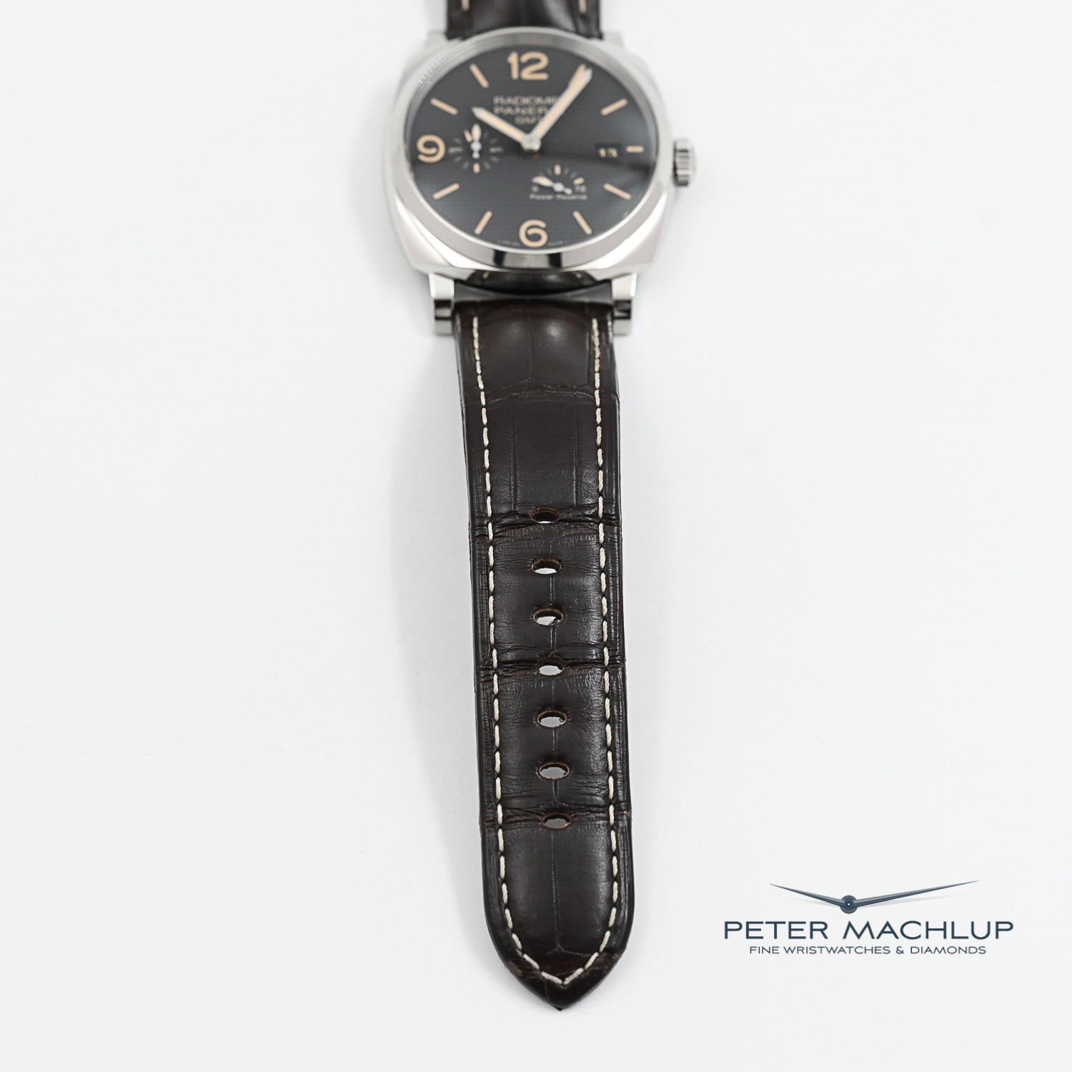 Panerai Radiomir 8-Day GMT Automatic Men's Watch - Luxury Stainless Steel Timepiece with Power Reserve - Perfect for Business Travel & Formal Occasions
