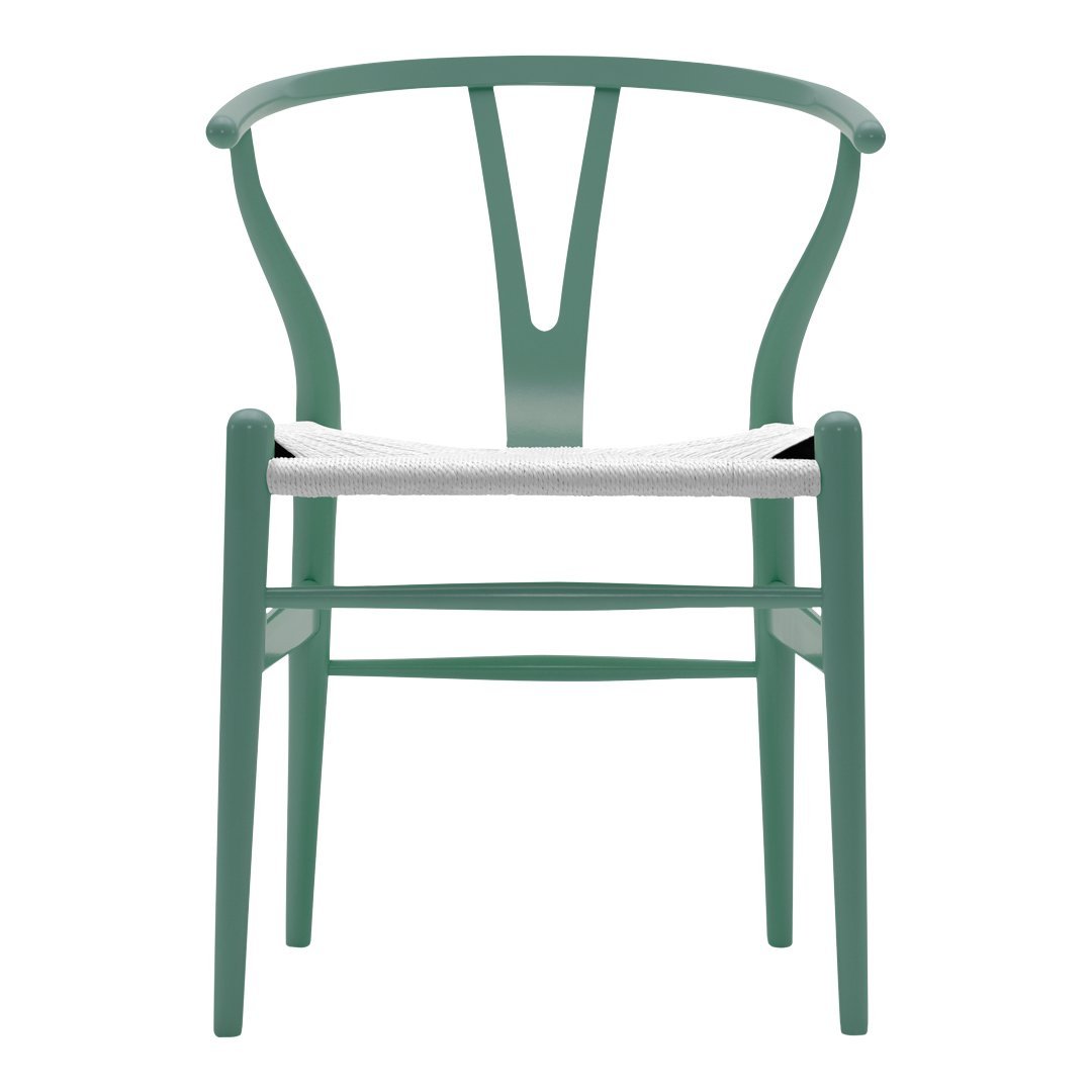 CH24 Wishbone Chair - Modern Scandinavian Dining Chair in Soft Colors | Perfect for Dining Rooms, Kitchens, and Home Offices