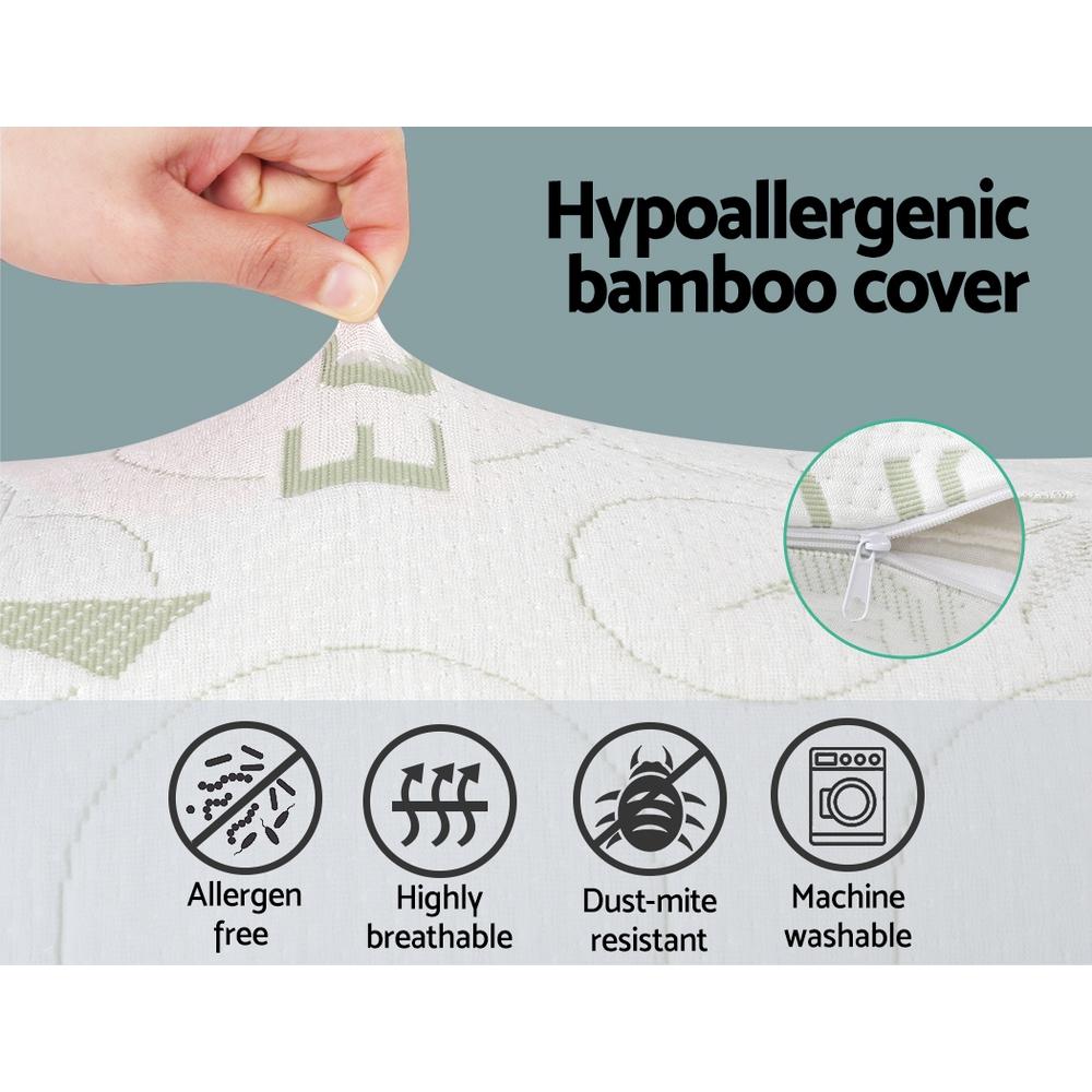 Full Body Memory Foam Pillow for Side, Back & Stomach Sleepers - Orthopedic Support for Pain Relief - Perfect for Bed, Couch & Travel