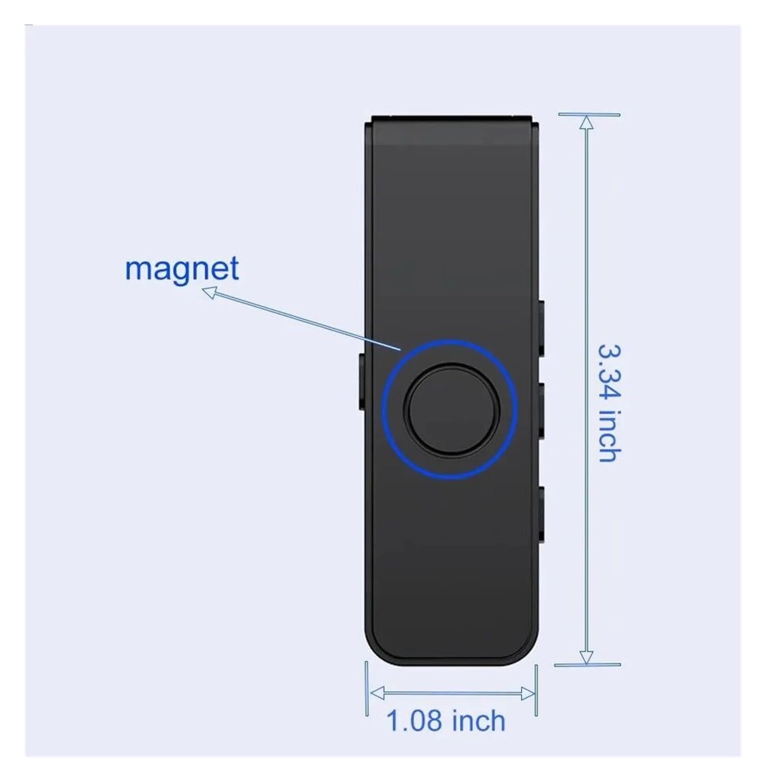 NMBHUS Mini Camera - HD 1080P Video & Audio Recorder with WiFi, Loop Recording, Magnetic Backclip - Ideal for Conferences, Outdoor Sports, Bike Riding (Includes 8GB Card)