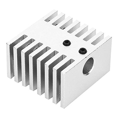 High-Performance Aluminum Alloy Heat Sink Block for 3D Printers - Single Head Cooling Solution for DIY Extruder Accessories | Perfect for 3D Printing Enthusiasts & Makers