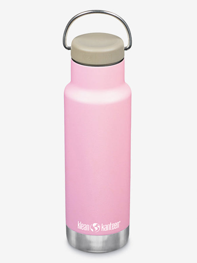 Klean Kanteen 12oz (355ml) Vacuum Insulated Stainless Steel Water Bottle with Loop Cap - Leak Proof & BPA Free for Hiking, Gym & Everyday Use