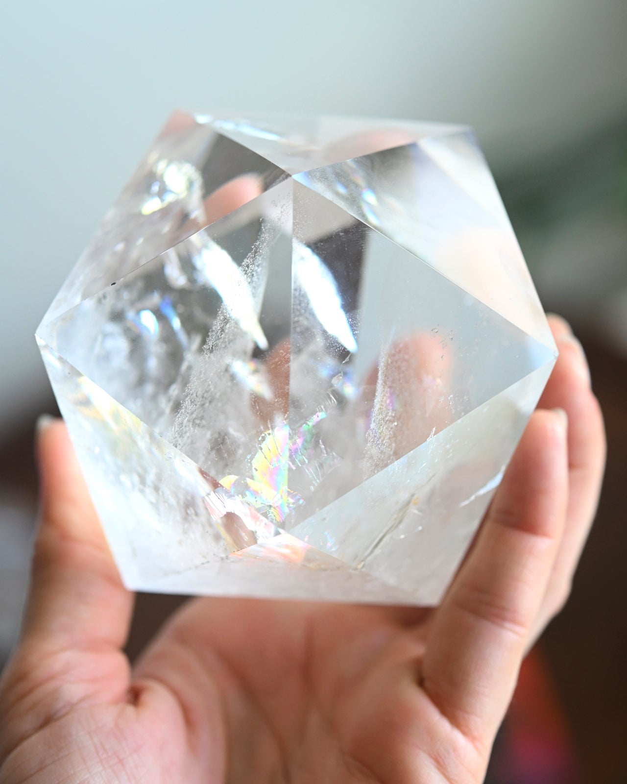 AA Geometric Quartz Crystal - 2lbs Natural Healing Stones for Meditation, Reiki & Home Decor | Bulk Wholesale for Spiritual Gifts & Energy Cleansing