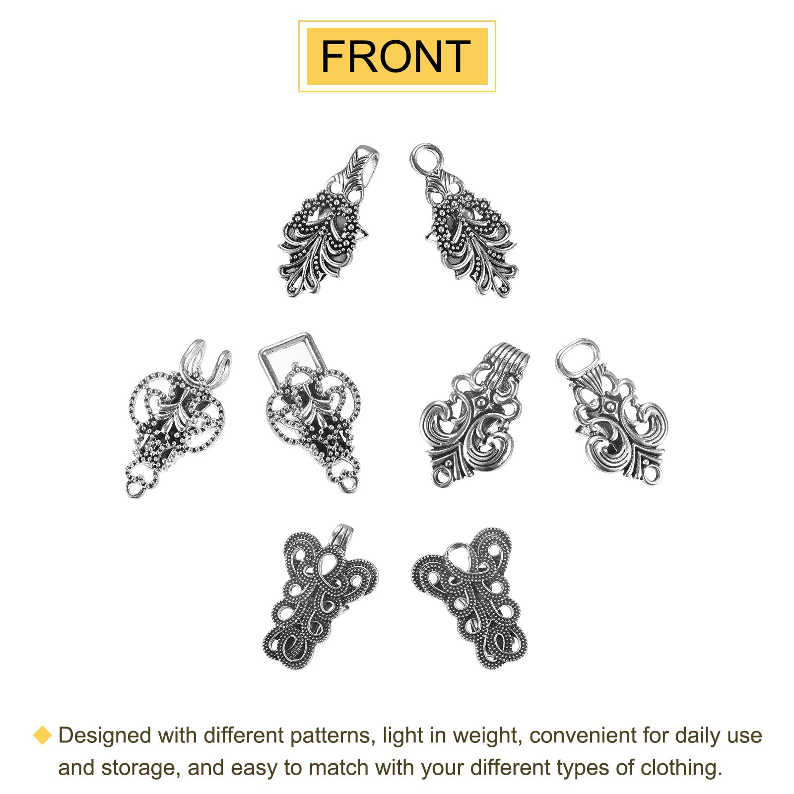 Vintage Sweater Clips for Women - Retro Cape Cloak Clasp, Cardigan & Shawl Collar Pin - Elegant Dress Shirt Brooch Clip | Perfect for Vintage Fashion, Office Wear & Special Occasions
