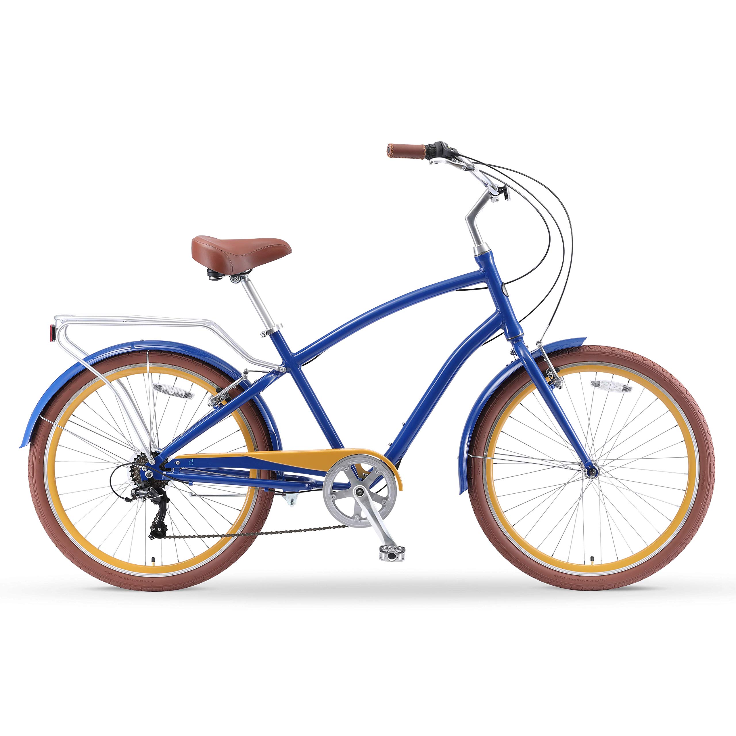 Sixthreezero EVRYjourney Men's Hybrid Cruiser Bike - Comfortable & Stylish for Commuting, Leisure Rides & Beach Cruising