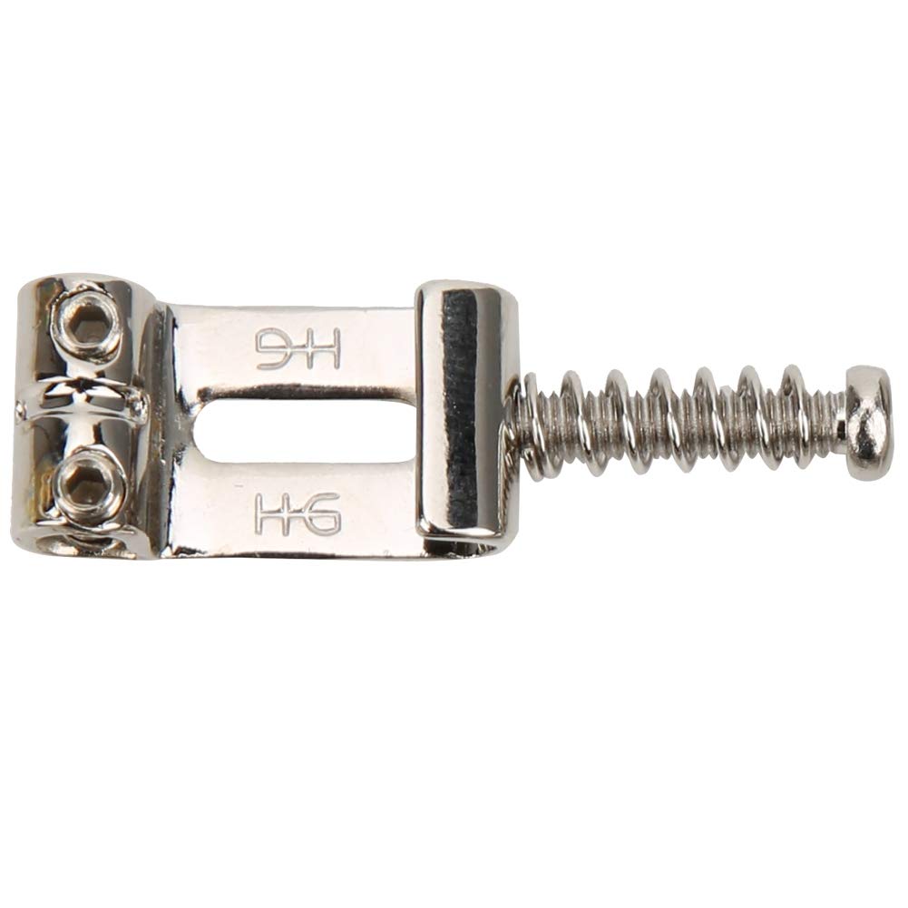 6-Piece Copper Zinc Alloy Electric Guitar Bridge Saddles with Wrench - Replacement Parts for Fender Stratocaster, Telecaster & More - Perfect for Guitar Repair & Setup