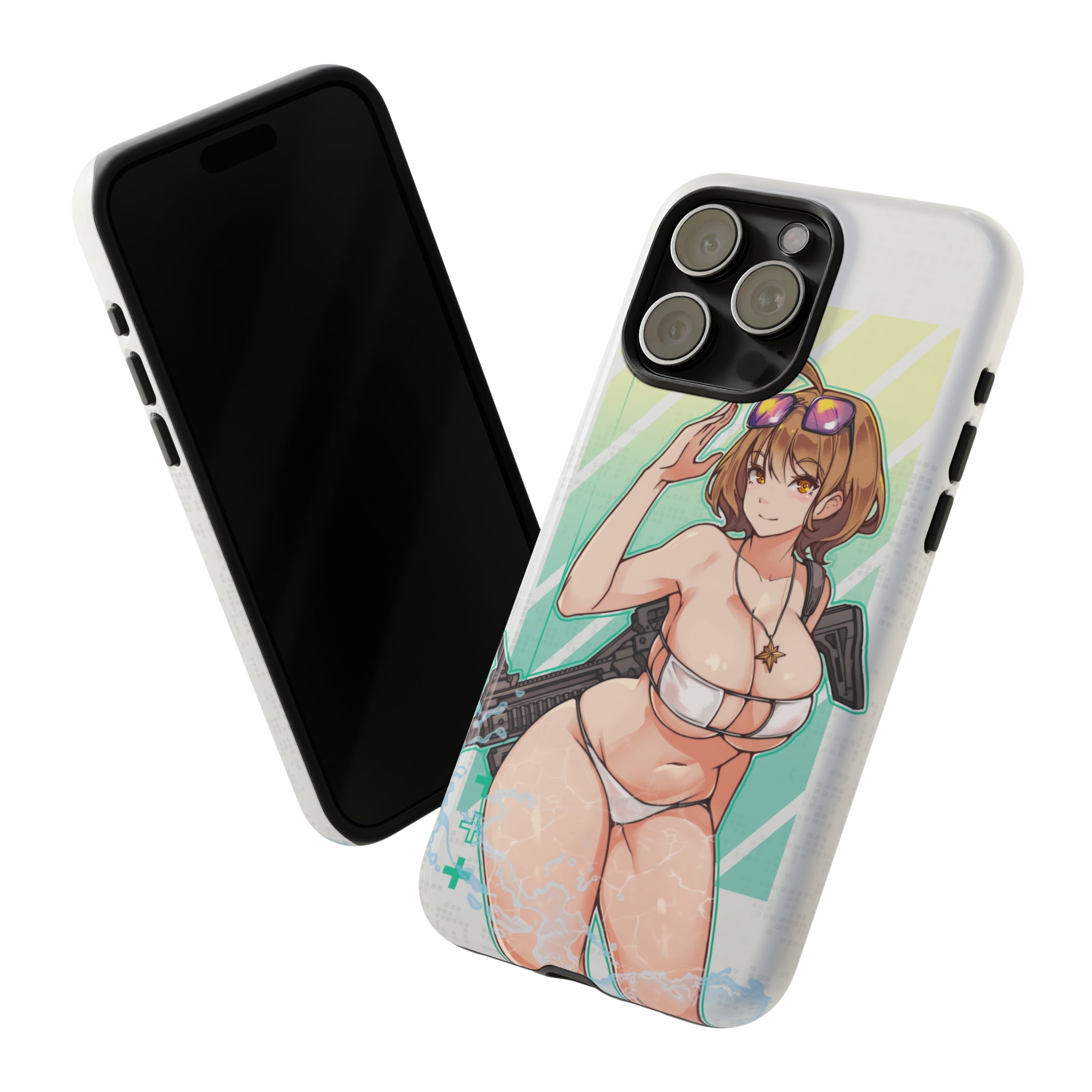 ANIS Waterproof Phone Case for Swimming, Beach & Outdoor Activities - Durable SWIMSUIT Design for iPhone & Android