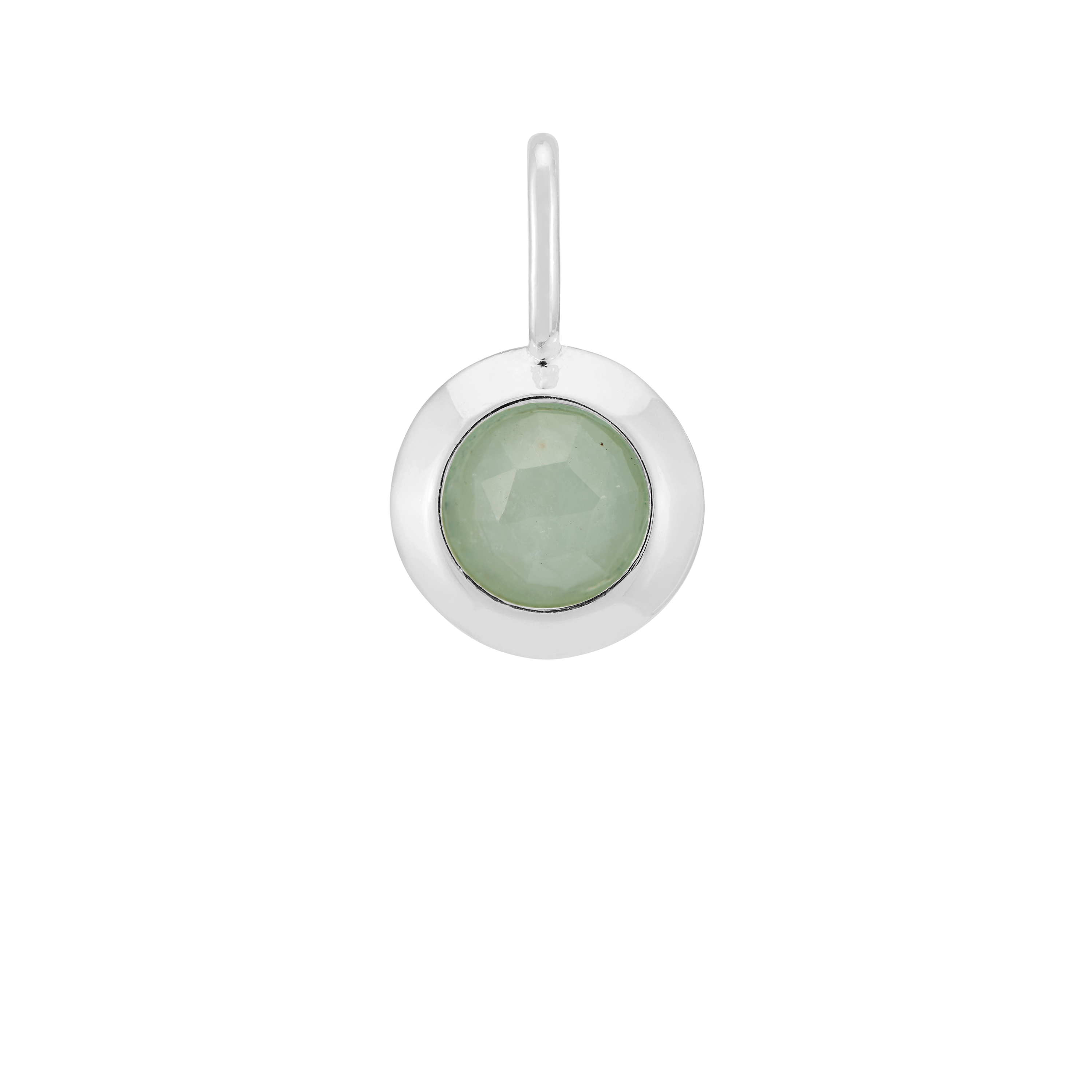 Aquamarine March Birthstone Charm - Elegant Sterling Silver Pendant for Necklace - Perfect Gift for Birthdays, Anniversaries & Special Occasions