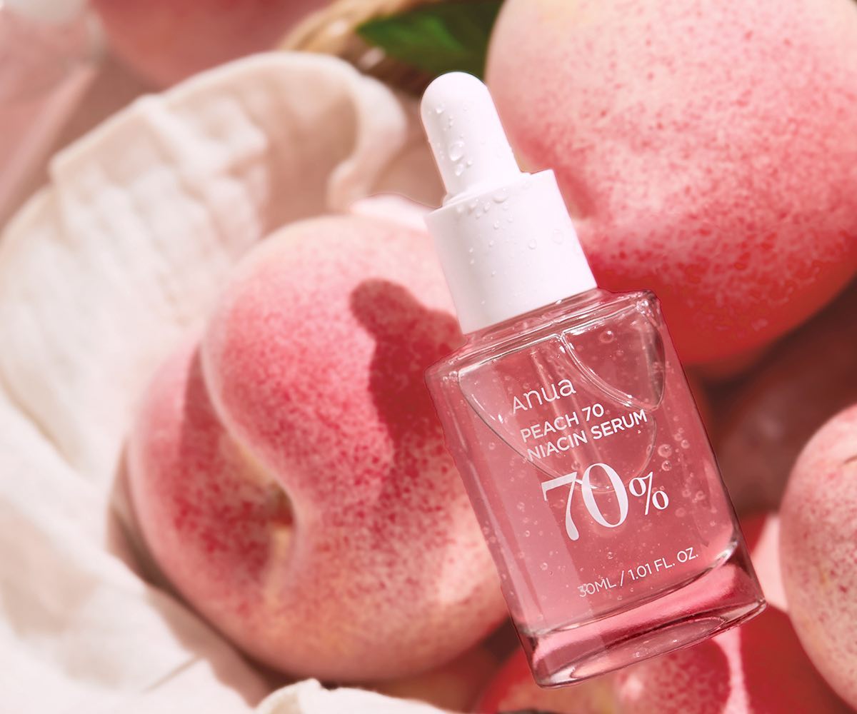 ANUA Peach 70% Niacinamide Serum 30ml - Brightening & Hydrating Face Treatment for Dark Spots & Uneven Skin Tone - Perfect for Daily Skincare Routine & Nighttime Use