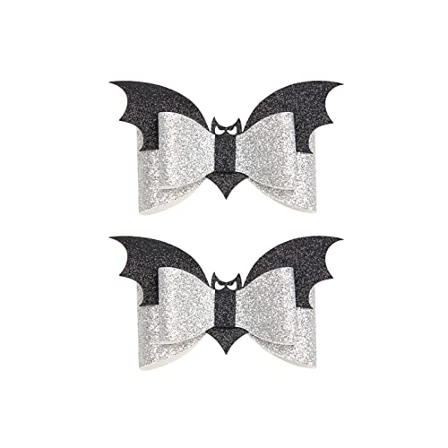2022 New Halloween Bat Hair Clip - Gold Glitter Hairpin for Women, Short Hair Accessories & Headgear - Perfect for Halloween Costumes, Cosplay, and Party Decorations