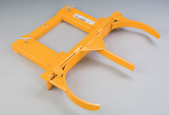 Heavy Duty Double Steel Drum Grab Clamp for Forklifts - Perfect for Warehouse, Recycling & Industrial Material Handling