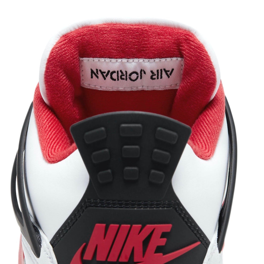 Air Jordan 4 Retro Fire Red (2020) - White/Fire Red/Tech Grey Basketball Shoes for Men - Perfect for Streetwear & Sneaker Collectors
