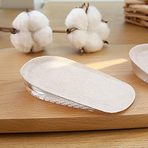 VALINK Height Increasing Insoles for Men & Women - 1.5/2.5/3.5cm Lift, Non-Slip Gel Heel Cushion Inserts with Soft Elastic Support - Perfect for Dress Shoes, Boots & Everyday Comfort