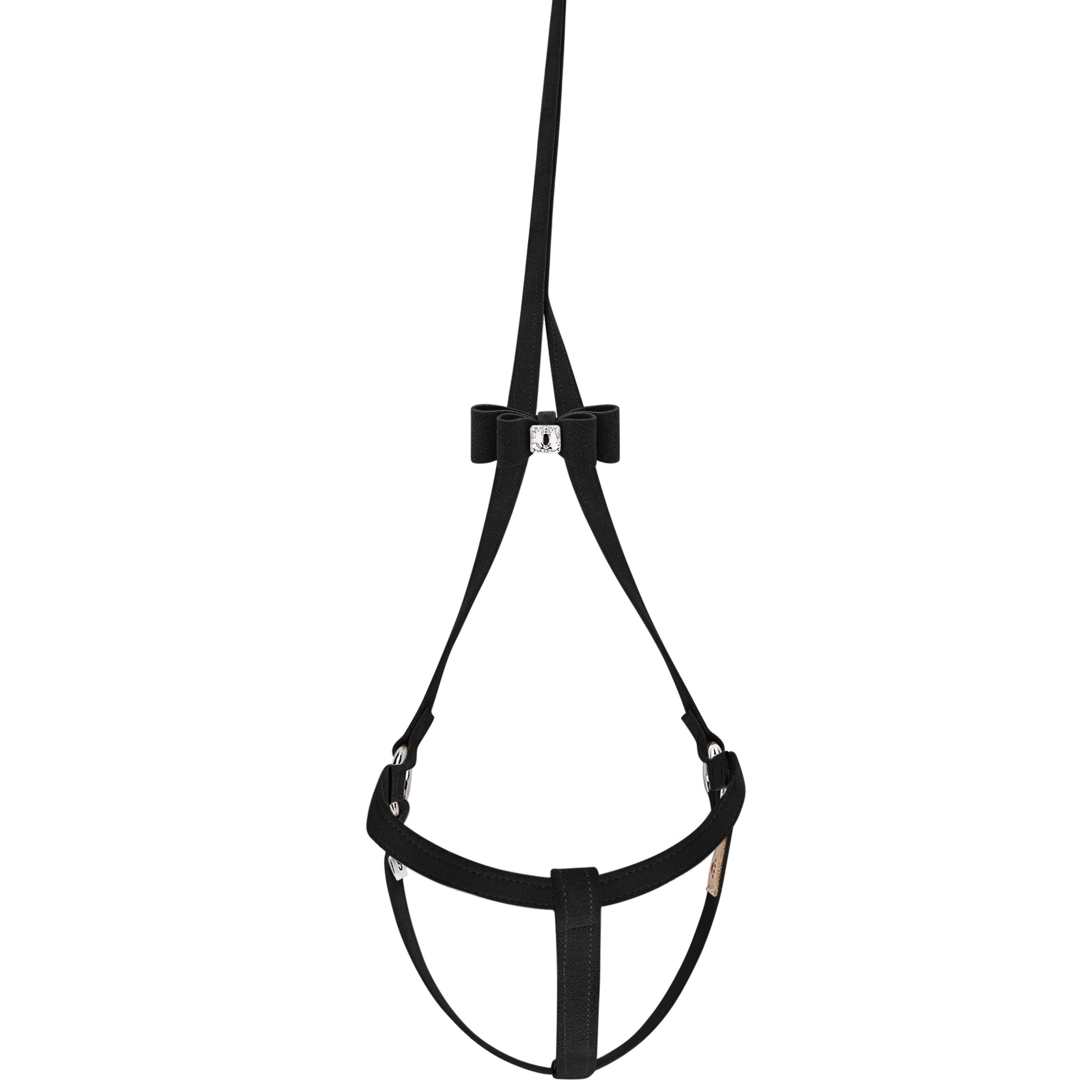 Big Bow Step N Go Dog Leash Harness - Adjustable No-Pull Pet Harness for Small & Medium Dogs, Perfect for Walking, Training & Outdoor Adventures