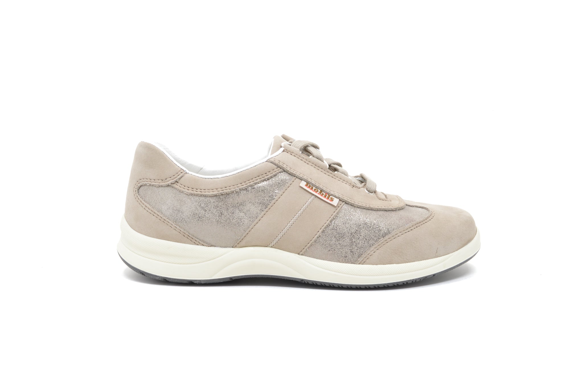 MEPHISTO Liria Grey Women's Comfortable Walking Shoes - Lightweight Casual Sneakers for Travel, Work & Everyday Wear