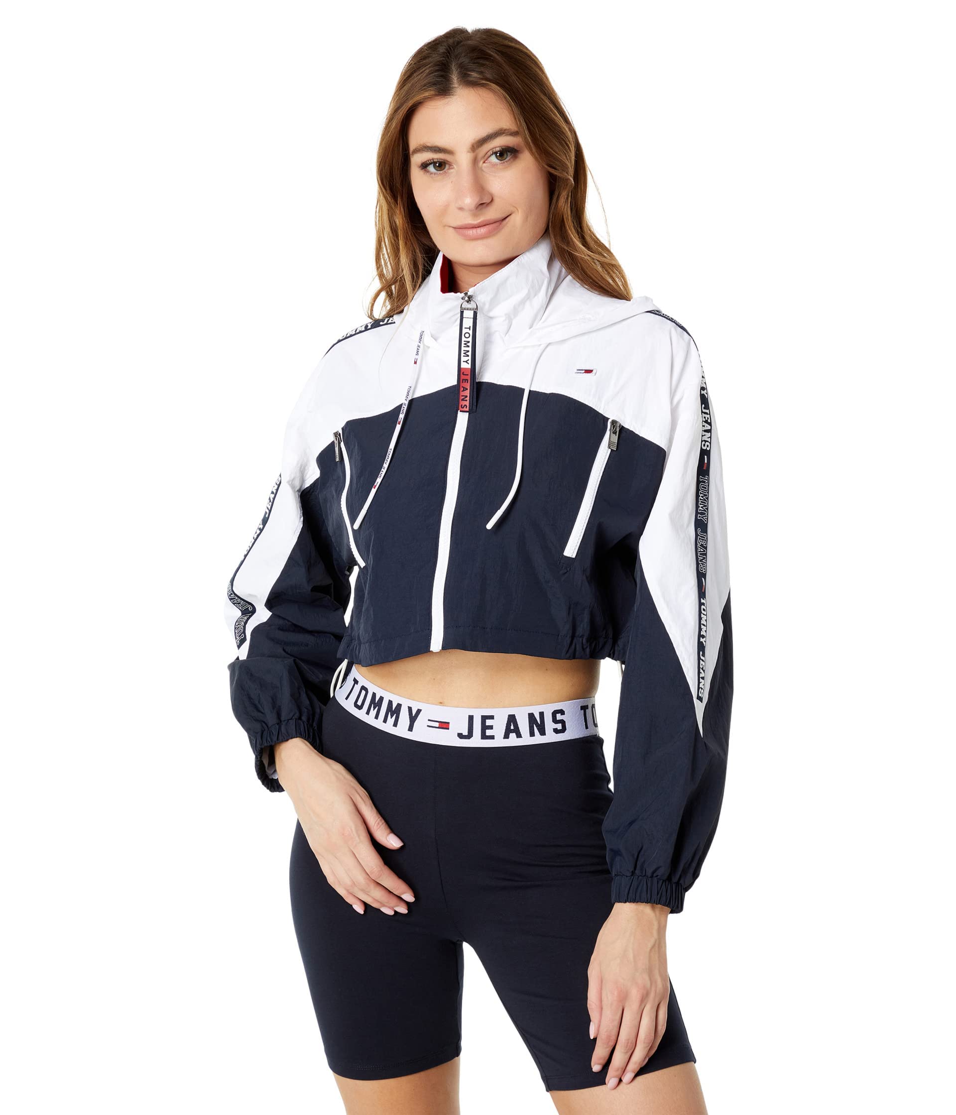 Tommy Hilfiger Women's Lightweight Windbreaker Jacket - Water-Resistant & Stylish Outerwear for Hiking, Travel & Casual Wear