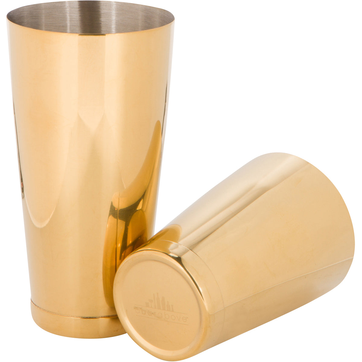 Premium Gold Boston Cocktail Shaker Set - 28oz Bar Mixing Tool for Martini, Margarita & Whiskey Drinks - Perfect for Home Bars, Parties & Professional Bartenders