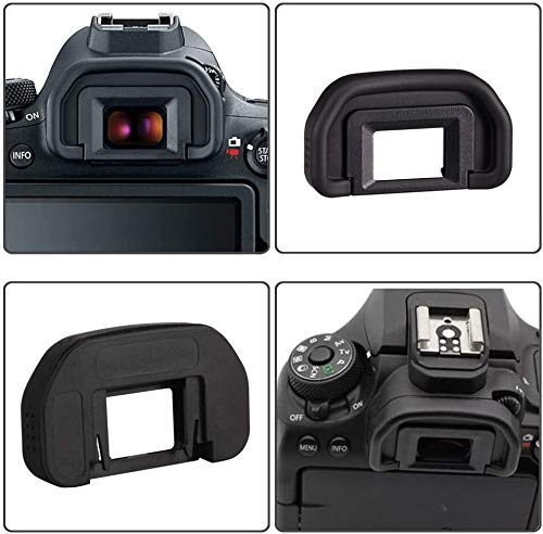 Canon EOS Eyecup Replacement for 90D 80D 70D 60D 50D 40D 20D 6D 6Dii 5D 5D III - Compatible with Canon EB Eyepiece (2 Pack) - Perfect for DSLR Photography, Outdoor Shooting & Camera Protection