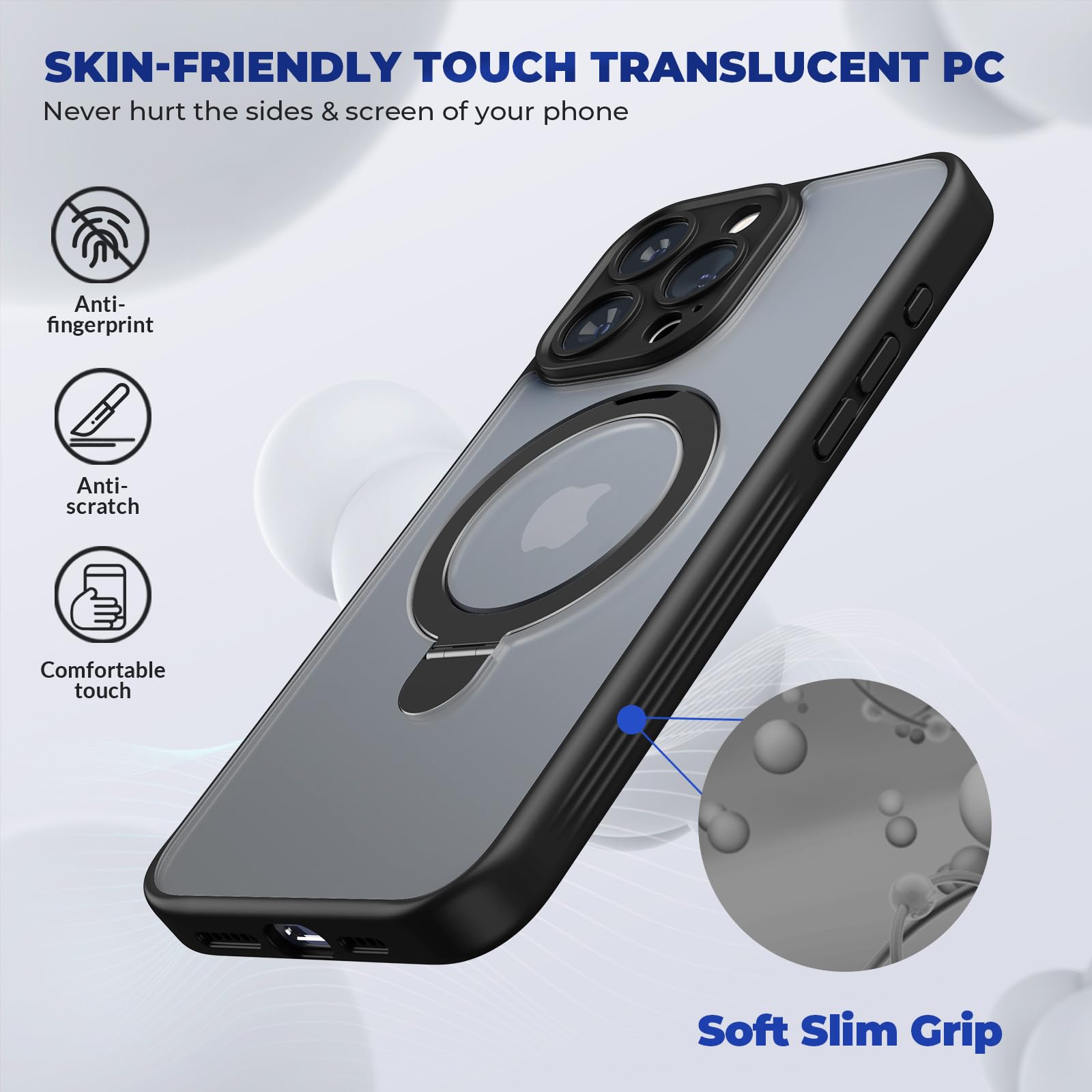Magnetic Phone Case for iPhone 15 Pro Max 6.7